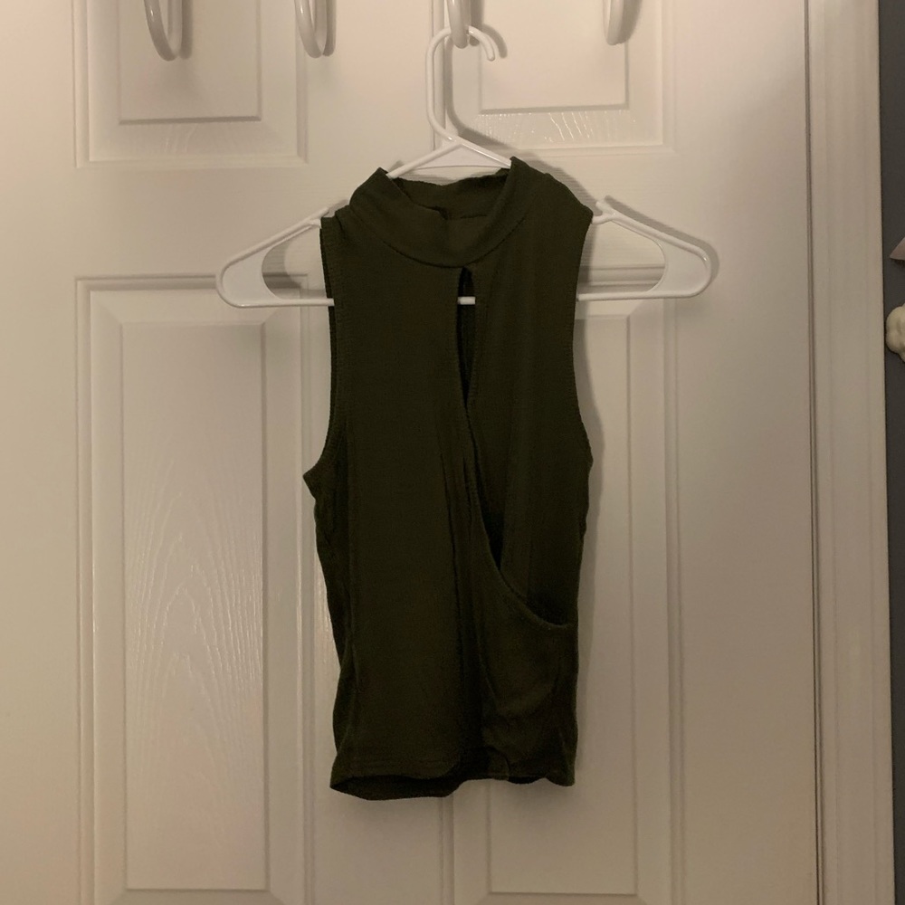 Aeropostale Halter Cropped Tank Top